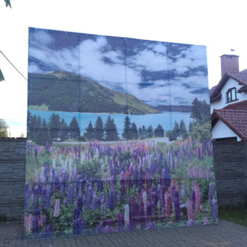 Печать на баннерной сетке